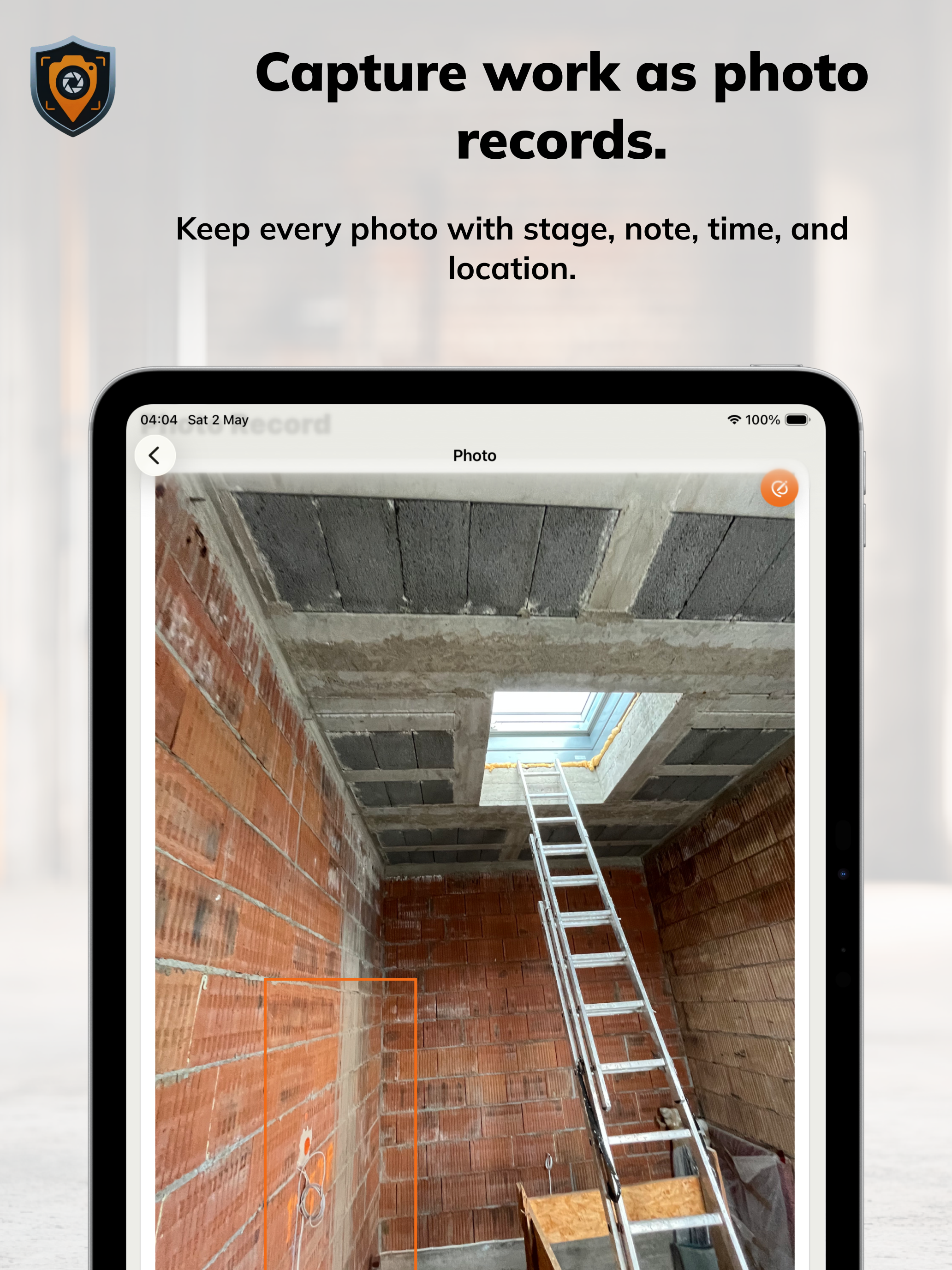 ProofLog iPad review surface